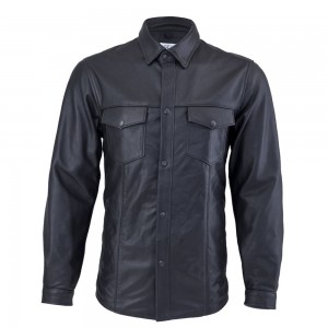 Men Leather Shirts