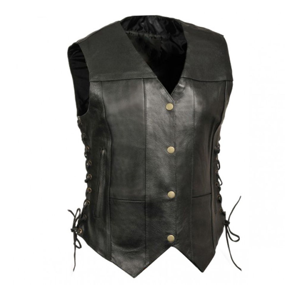 Women Leather Vest