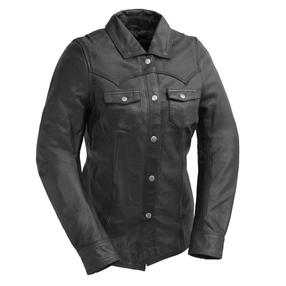 Women Leather Shirts